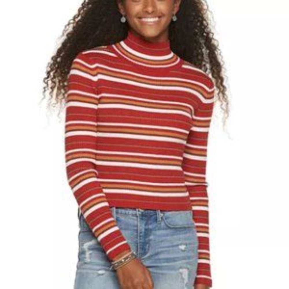 Pink Republic Long Sleeve Turtleneck